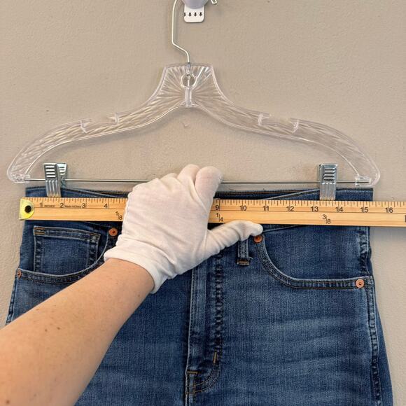 Madewell Stovepipe Straight Ankle Jeans Size 28/6 Antoine Wash High Rise AJ204 - Picture 7 of 16